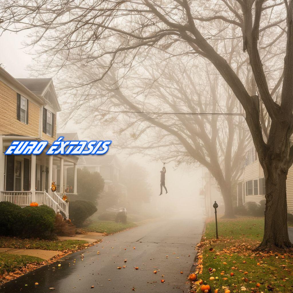 Cuerpo de un hombre colgado en un árbol, confundido con una decoración de Halloween en Delaware, 2005.